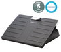 Fellowes Reposapiés Ajustable Office Suites con Microban Negro/Plata